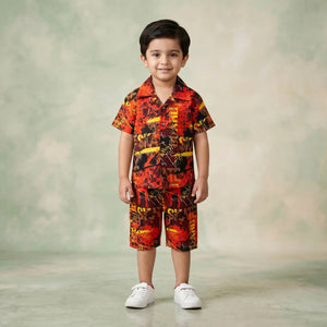 Boys' Graffiti Shirt & Shorts Set