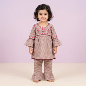 Baby Girls' Floral Tunic & Bell Bottom Set