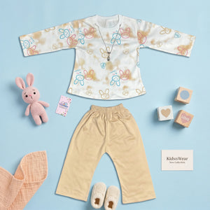 Girls' Bunny Top & Trouser Set
