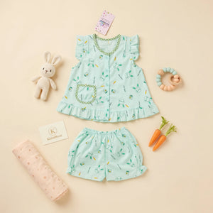 Girls' Bunny Top & Bloomers Set