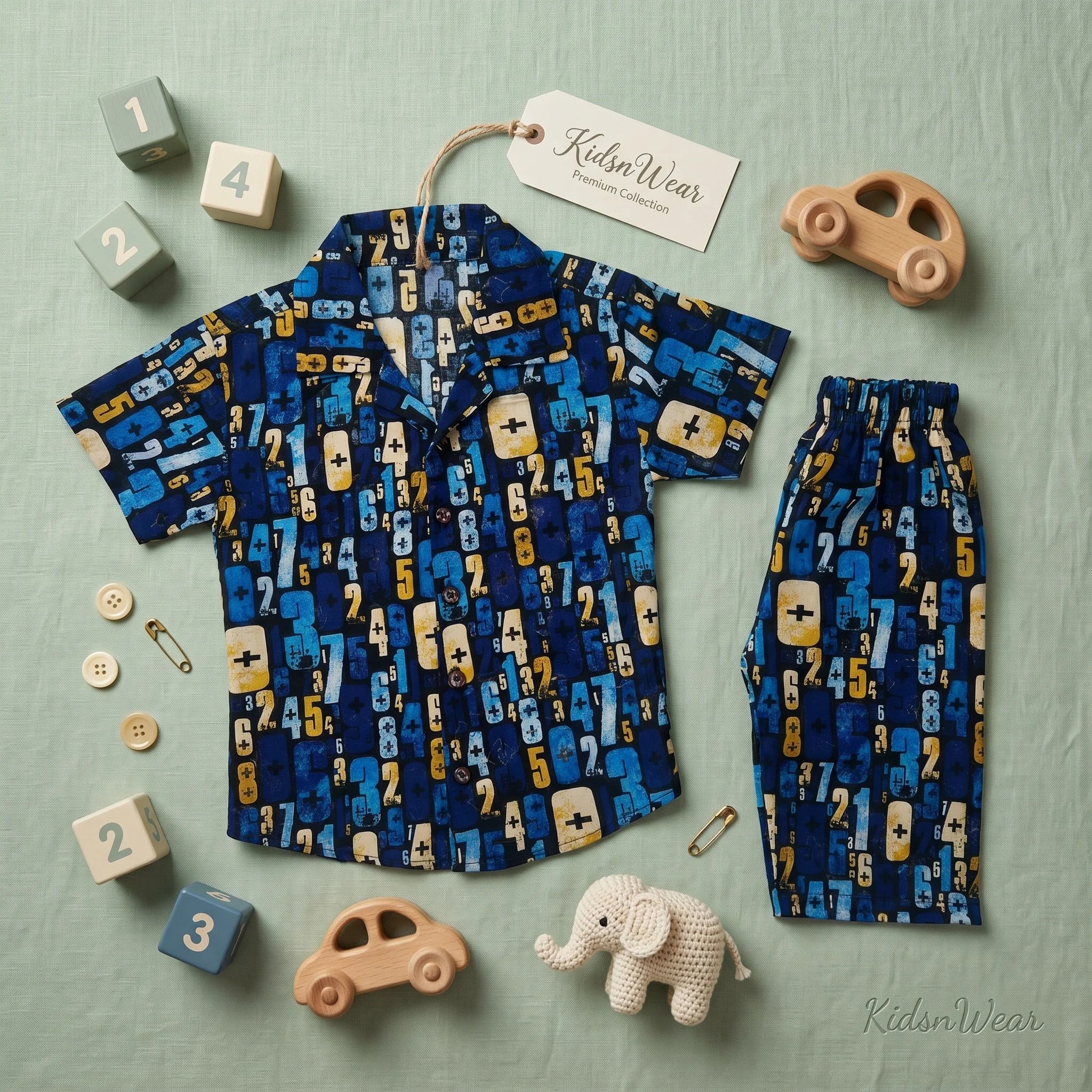 Boys' Math Genius Shirt & Shorts Set
