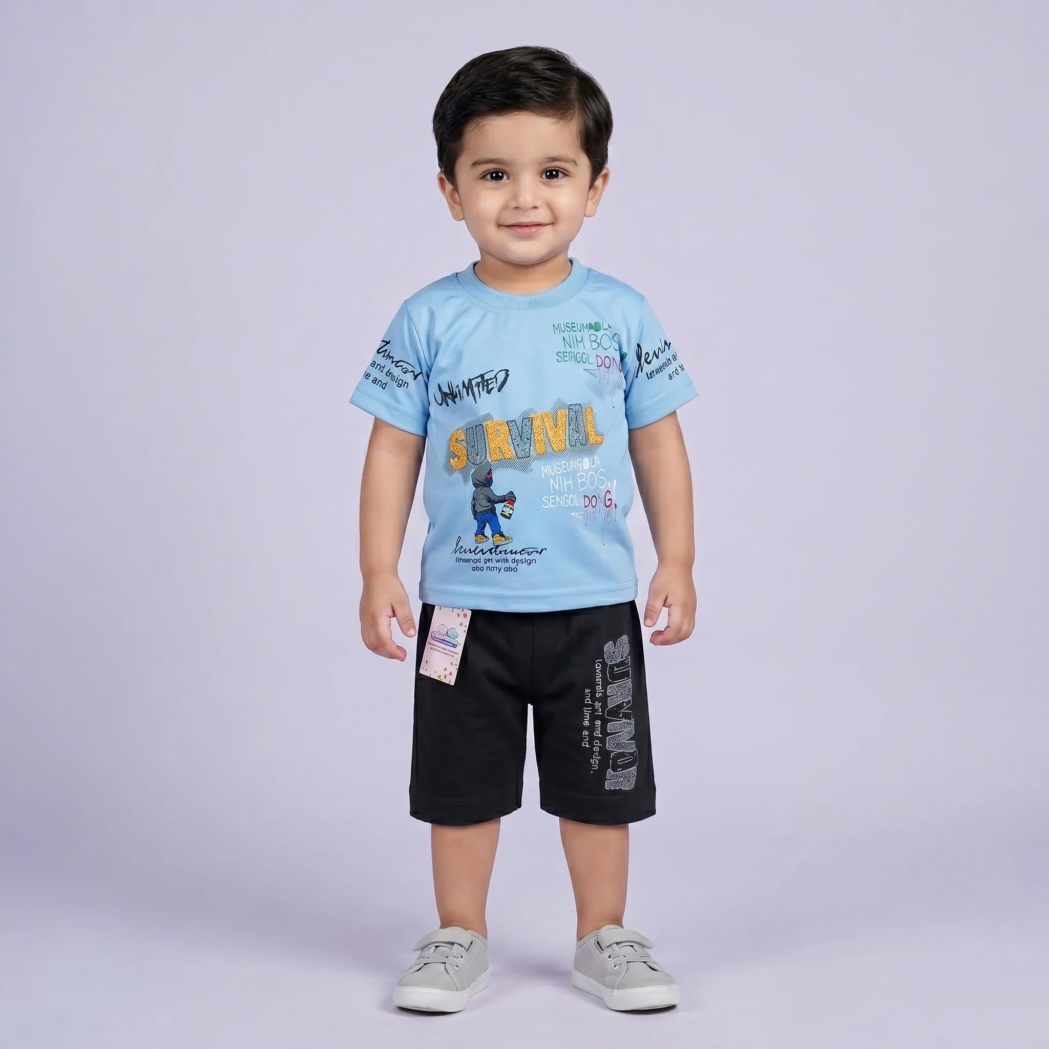 Boys' Survival Graphic Tee & Shorts Set