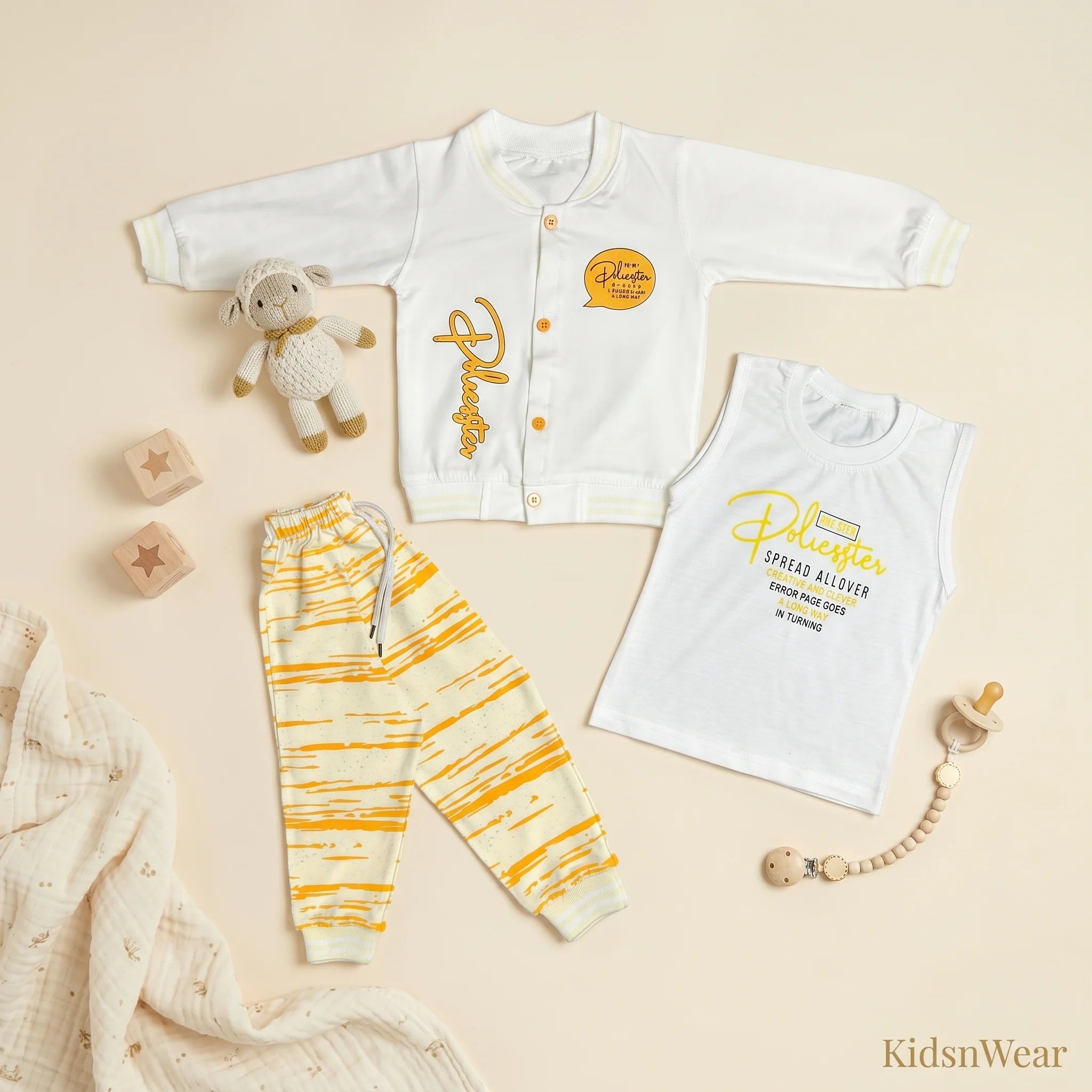 Boys' Varsity Jacket 3-Piece Set