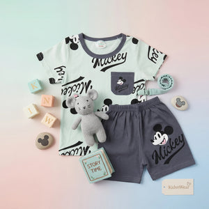 Boys' Mouse Graphic Pocket Tee & Shorts Set