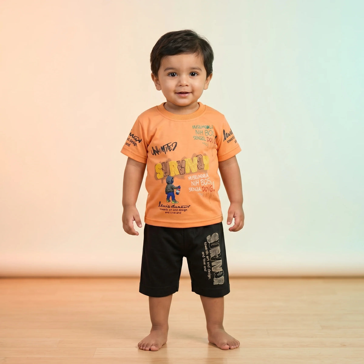 Boys' Survival Graphic Tee & Shorts Set
