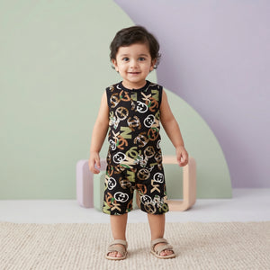 Boys' Sleeveless Designer Summer Set