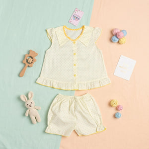 Girls' Polka Dot Top & Bloomers Set