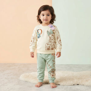 Girls' Floral Duck Tee & Trousers Set