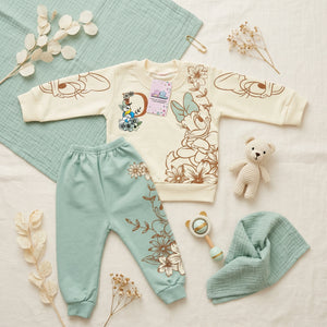 Girls' Floral Duck Tee & Trousers Set