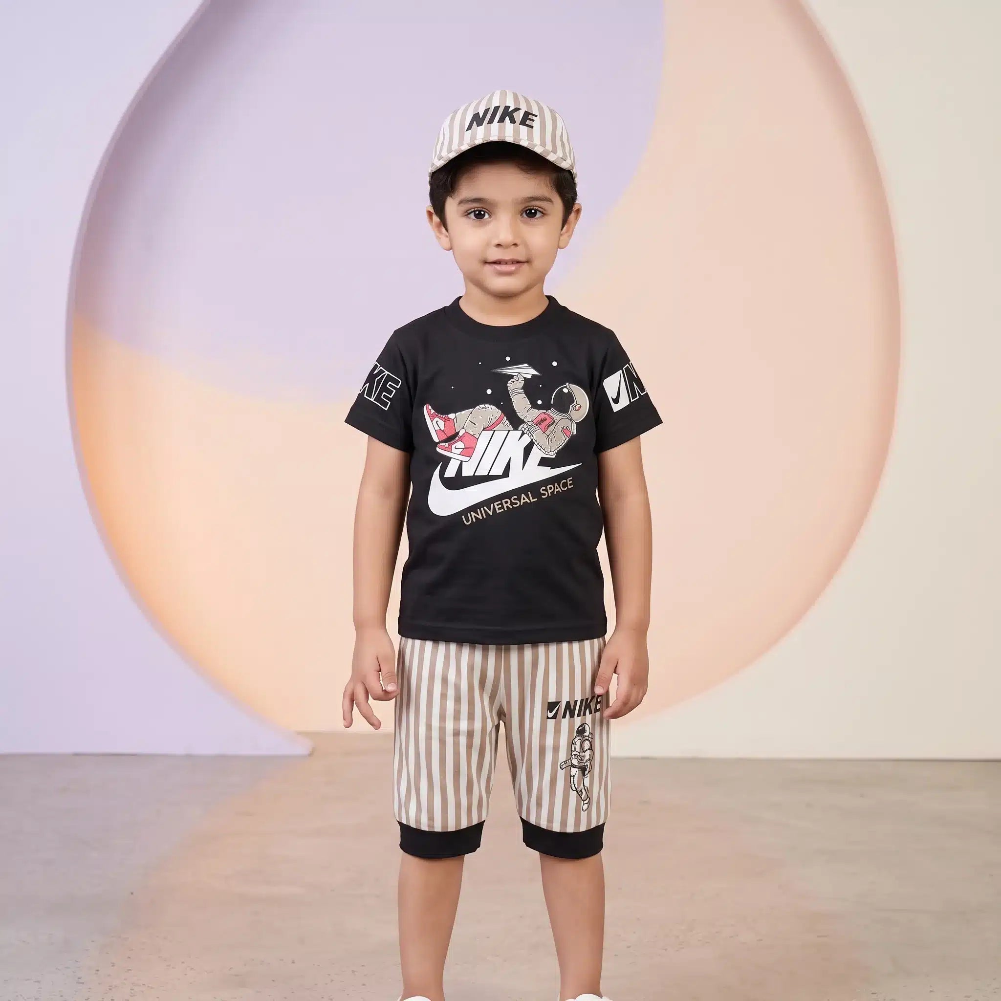 Boys' Space Astronaut Tee & Shorts Set