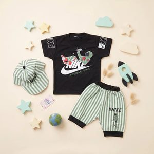 Boys' Space Astronaut Tee & Shorts Set