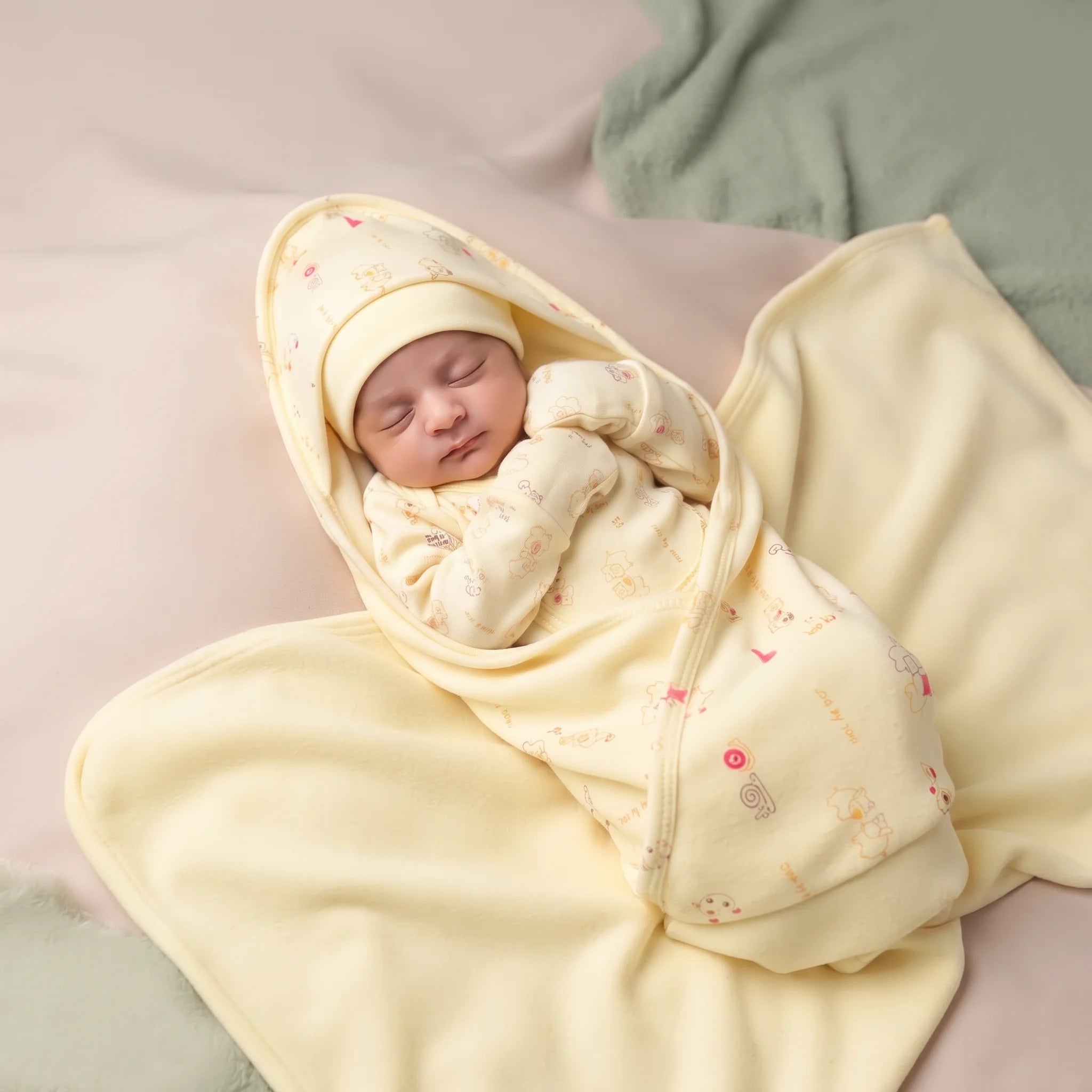 Premium Winter Newborn 6-Piece Fleece Set