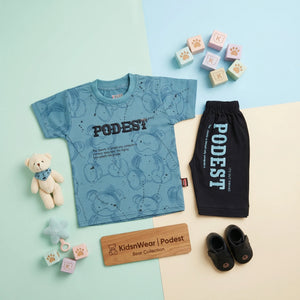 Boys' PODEST Graphic Tee & Shorts Set