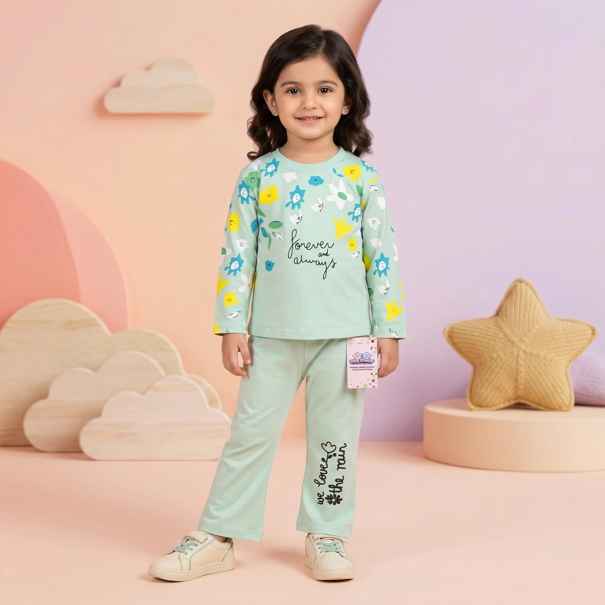 Baby Girls' Floral Jogger Set