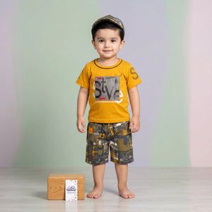 Boys' Style Graphic Tee & Shorts Set