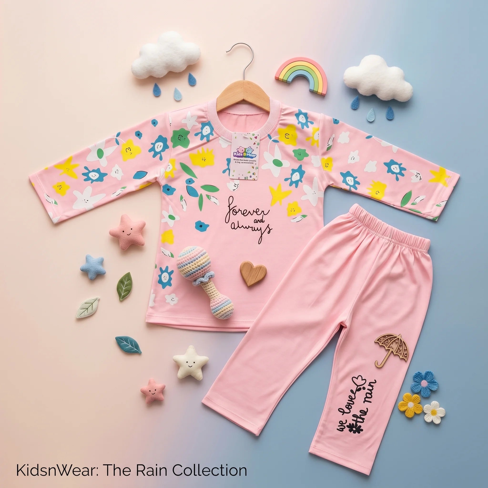 Baby Girls' Floral Jogger Set