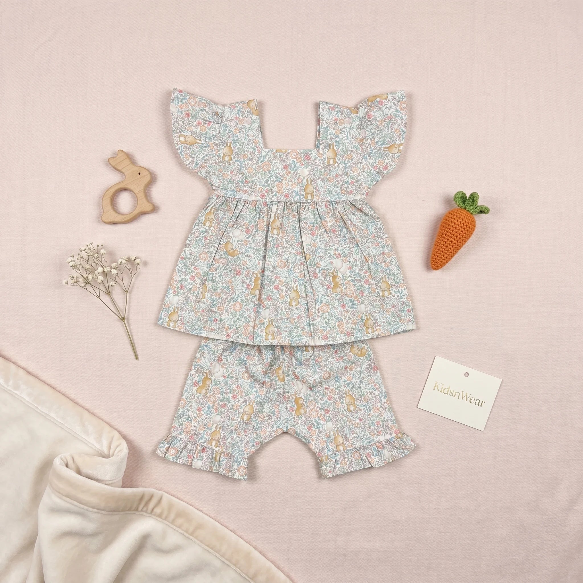 Baby Girls' Bunny Tunic & Bloomers Set