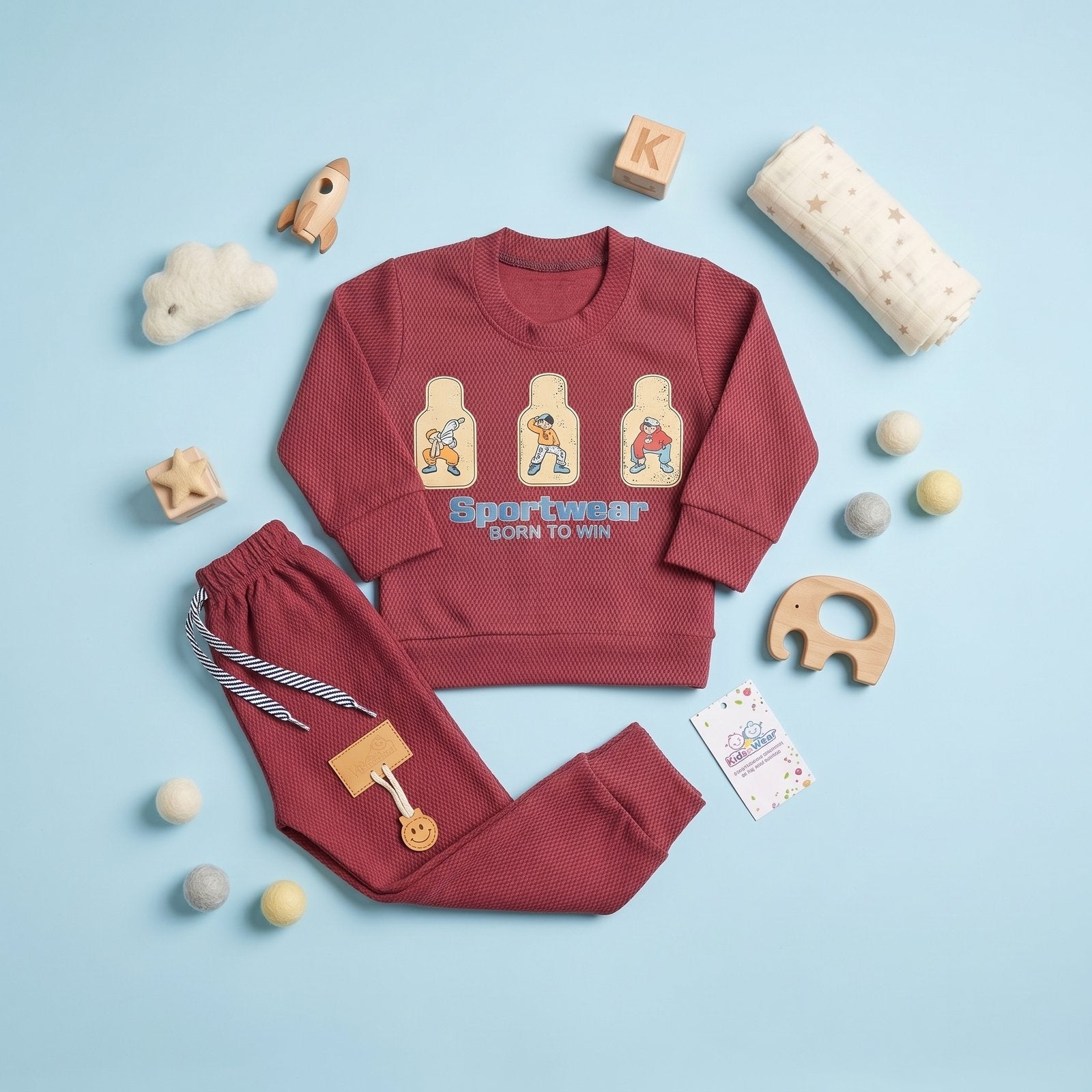 Boys' Sportswear Sweatshirt & Joggers Set