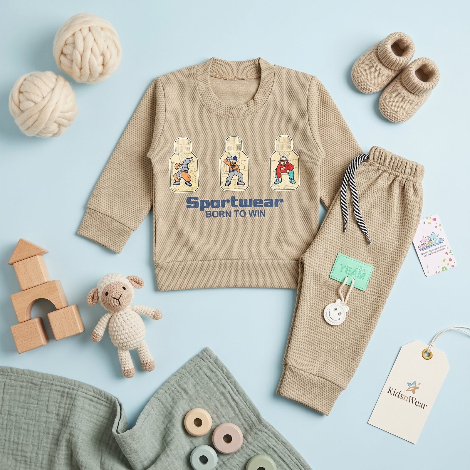 Boys' Sportswear Sweatshirt & Joggers Set