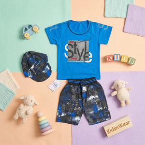 Boys' Style Graphic Tee & Shorts Set