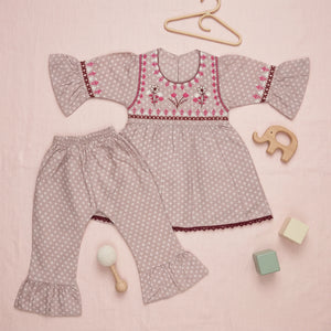 Baby Girls' Floral Tunic & Bell Bottom Set