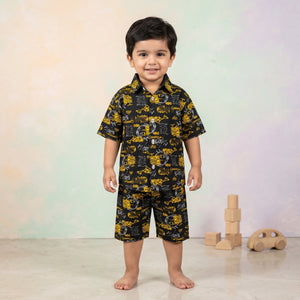 Boys' Urban Graffiti Shirt & Shorts Set