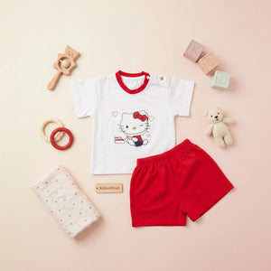 Kids' Cartoon Character Tee & Shorts Set