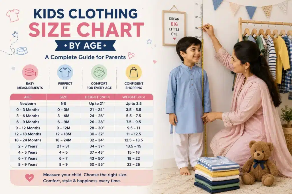 Kids Clothing Size Chart by Age: 10 Essential Sizing Tips for Parents